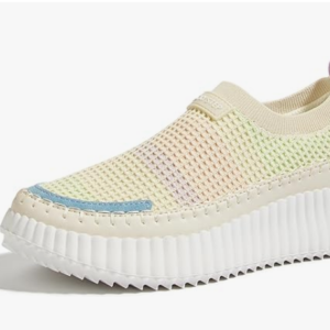 Women's Slip-On Knit Platform Sneakers –